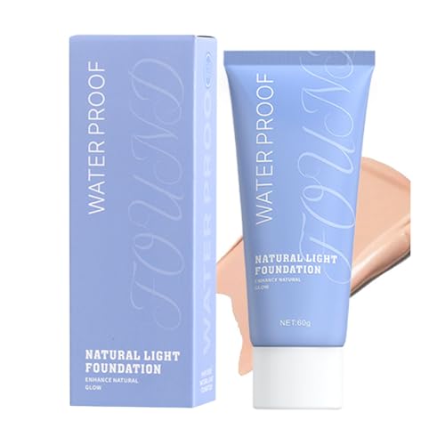 FmtwPhn Base Líquida Para Rostro,Control De Grasa Impermeable De Cobertura - Maquillaje Base Para Mujer Para Uso Diario y Citas Viajes