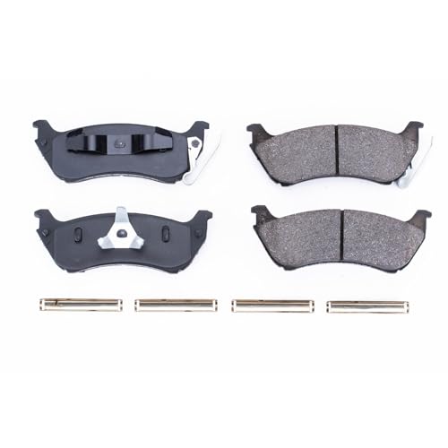Image of PowerStop Rear Brake Pads for Mercedes-Benz ML320 1998 - Z17 Ceramic Brake Pads with Installation Hardware, 17-761
