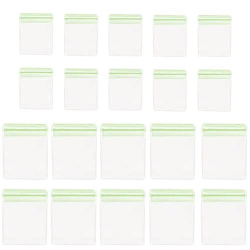 JchEnye 20 Bolsas de Almacenamiento de Joyas. Bolsas de Almacenamiento para Anillos, aretes y Pulseras, portátiles y Impermeables, destinadas para los Viajes.