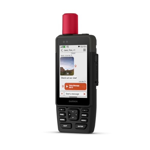 Garmin® GPSMAP® H1i Plus, Premium GPS Handheld Navigator with inReach® Plus Technology to Share Texts, Photos, Voice Memos and SOS Off-Grid, Touchscreen and Buttons, Long Battery Life, Preloaded Maps