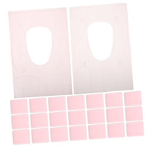 NAMOARLY 50Pcs Disposable Toilet Seat Covers Portable Travel Pads for Public Restrooms Hotels Airports Hospitals Protection for Adults