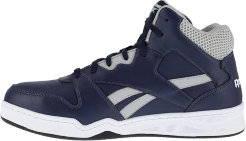 Image of Reebok Work Mens Bb4500 Slip Resistant Composite Toe Work Safety Shoes Casual - Grey (Navy /Grey, US Footwear Size System, Adult, Men, Numeric, Wide, 13)