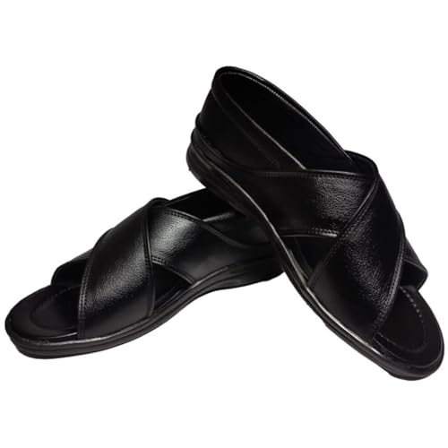Image of Mens Fashion Sandals Casual Fisherman Sporty Summer Closed Comfortable Toe Sandals with Premium PU Padding And Synthetic Leather Sandal