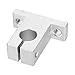 Shaft Bracket Fixing Bracket, Rail Accessory 4PCs Fixing Bracket Fastener Light Weight Aluminum Alloy Hardware Tools SK12 Industrial Parts for Rail Shaft