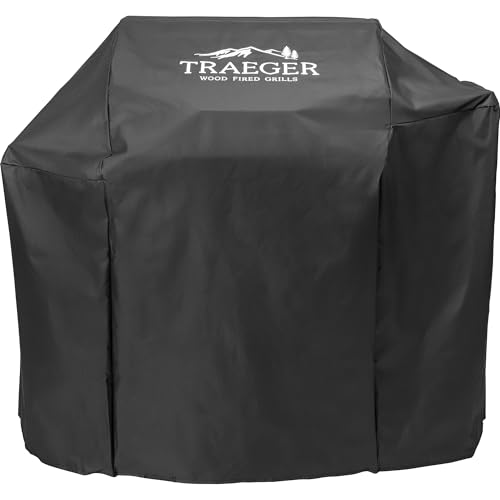 Traeger Silverton 620 FullLength Grill Cover HeavyDuty WeatherResistant Outdoor BBQ Cover Custom Fit Protection for Traeger Silverton 620 Pellet Grills