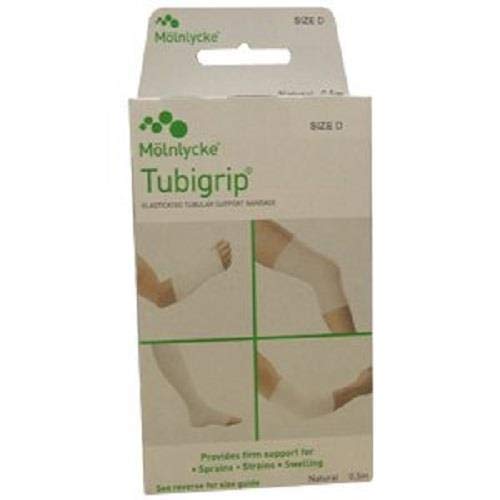 Tubigrip Elasticated Tubular Support Bandage, Natural, Size D, 0.5m