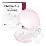 Momcozy Nipple Shield, Floral Contact Nipple Shield for Breastfeeding Moms with Flat or Inverted Nipples, Made Without BPA/BPS (2 Pairs, 17mm)