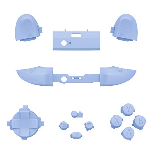 Image of eXtremeRate Replacement Buttons for Xbox Series X & S Controller, Light Violet Custom Accessories Repair Bumpers Trigers Dpad ABXY Start Back Sync Share Keys Parts for Xbox Core Wireless Controller