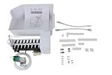 W11729596 Ice Maker Kit for Whirlpool, Kenmore,Replaces W11510803 W11517113 W11534202 W11534203 W11698621 W11698624 w 5 or 8 PIN Connectors Ice Bin Inlet Valve Fill Tube by Kitchen Basics 101