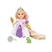 Disney Princess Rapunzel Doll Longest Hair Petite Rapunzel Doll with Pascal, in Purple and White Dress Fashions