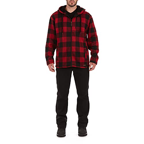 Image of Smith's Workwear Men's Buffalo Sweater Fleece Hooded Jacket