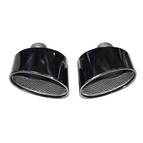 A4用 A5用 A6用 A7用 RS4用 RS5用 RS6用 RS7用 ステンレススチール製テールパイプ 排気マフラー テールパイプ 車のテール排気管(Black)