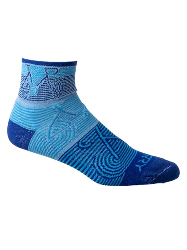 Image of Terry Cycling Air Stream Bike Socks for Women Sports Running & Cycling Mesh Ventilated Breathable Athletic Crew Ankle Sock