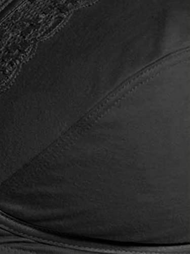 Image of Jockey ES19 Women's Wirefree Non Padded Super Combed Cotton Elastane Stretch Full Coverage Plus Size Bra with Lace Styling and Adjustable Straps