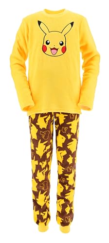 Pokémon Niños Pijama Largo (Amarillo,16 años)