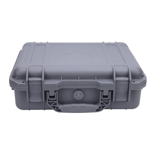 Gucagle Estuche rígido para Mini Antena parabólica Gris Claro IP67 Caja de Almacenamiento para Transporte de Viaje a Prueba de Agua a Prueba de Golpes para Mini Antena parabólica y