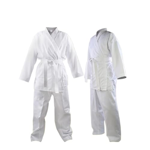 GOXQIT Traje De Judo Trajes de Judo, uniforme Karate for adultos, traje, Taekwondo, Kick Boxing, ropa entrenamiento artes marciales, Dobok(110cm)