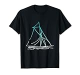 Segeln Geschenk für Segler Segelschiff Skipper Boot Seemann T-Shirt