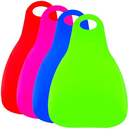 Arrowbash 4 Pcs Sleds for Snow Bulk 25.6" x 17.7"