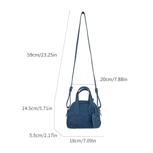 Women Denims Bag Top Handle Handbag Fashion Large Capacity Shoulder Bag Casual Bag Crossbody Bag for Daily3