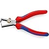 KNIPEX Pince à Dénuder Avec Ressort D'ouverture, Universel Chromée Avec Poignées Multimatières 160 Mm, 11 05 160