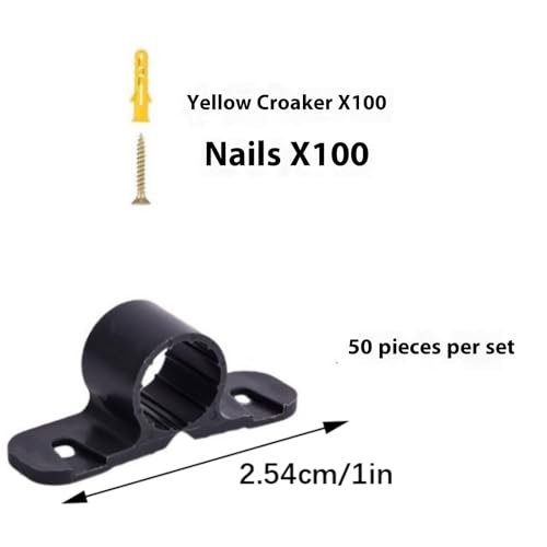 Collier de serrage en ABS 2,5 cm pour climatisation de maison - 5