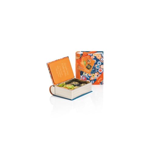 Venchi – Mini Libro Murrine, con Bombones Chocoviar Surtidos, con Pistacho y 'Naranja sanguina de Sicilia', 115 g, Sin gluten, Sin colorantes, Sin conservantes, Idea para regalo