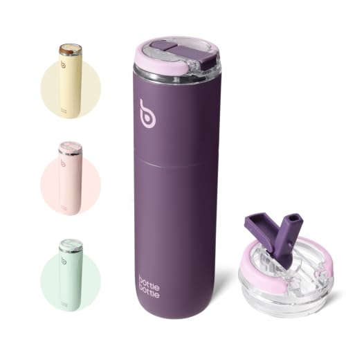 Image of BOTTLE BOTTLE Stainless Steel Water Bottle with Transparent Lid