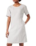 Dress short sleeve,Above knee Noa Noa Womens Essential Linen Kleid, Light Grey Melange, 40