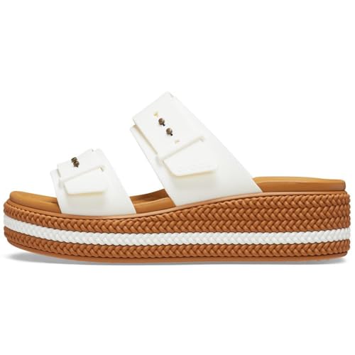 Image of Crocs Women's Brooklyn Buckle Low Wedges