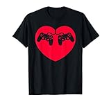 Photo Gallery heart video game controller boys valentines day gamer gift maglietta Photo Gallery heart video game controller boys valentines day gamer gift maglietta