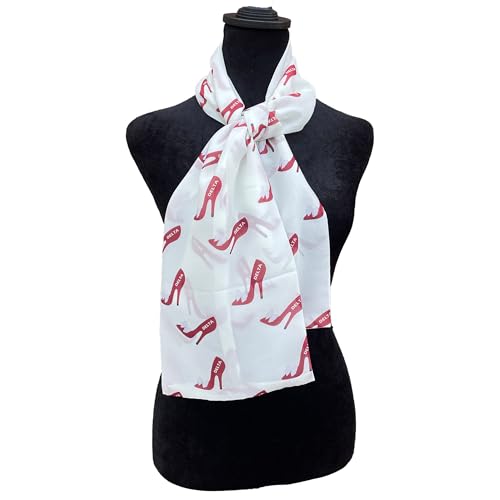 Delta Sorority Red White Necktie 48in x 8in (Variety)