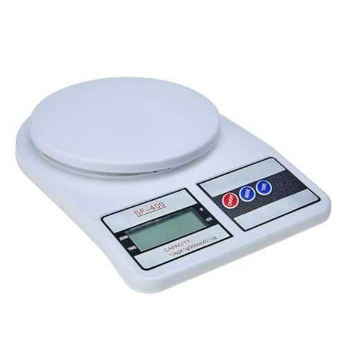 Balança de Cozinha Para Casa, Para Pesar Alimentos e Comida Fitness de Alta Capacidade até 10kg Bran