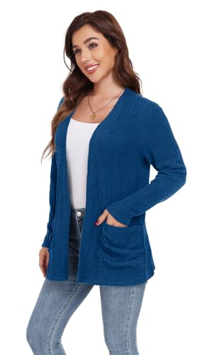 Image of GRECERELLE Women's Open Front Lightweight Cardigan Fall Sweaters Outwear