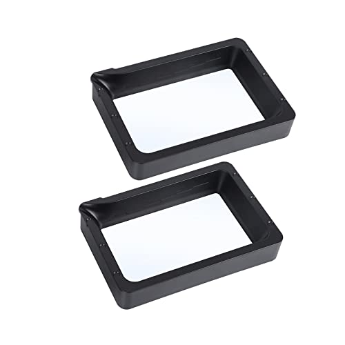 AOMUWKE Tanque de Resina de 2 Unidades para Photon Mono 4K, Cuba de Resina Plástica com Fep Pré-Inst