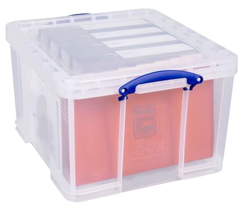 2XStorage Box 42 Litre Clear