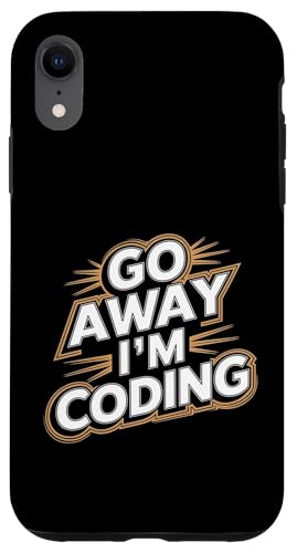 Go Away I'm Coding Funny �\�t�g�E�F�A�J���҃v���O���}�[ �X�}�z�P�[�X iPhone XR �p