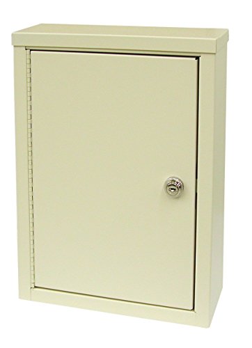 Omnimed 182125 Economy Double Door Narcotic Cabinet with 2 Shelves, 4"/Shallow