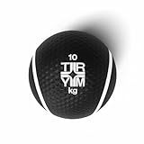 Trym Medizinball – 1 kg bis 10 kg Gewicht, Ø 23 cm, mit Griffiger Oberfläche, rutschfest, Gummi, Gewichtsball, Slamball, Wall Ball, Krafttraining, Weighted Ball, Physiotherapie, Fitness