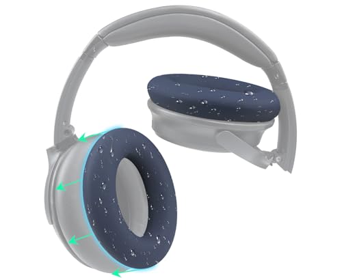 Image of SOULWIT Silicone Ear Pads Cover Protector for Bose QuietComfort QC15 QC25 QC2 QC35 QC45 /Ae2 Ae2i Ae2w /SoundTrue & SoundLink AE Headphones Cushions, Sweatproof, Easily Washable - Blue