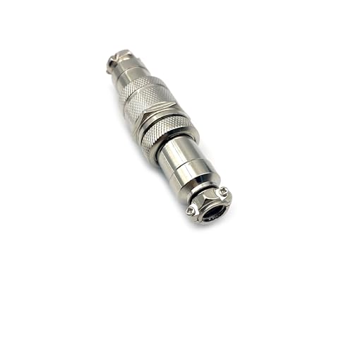 Conector de aviación GX20 de 7 pines metálico miniatura 3
