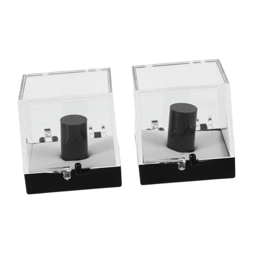 HOODANCOS Simple Design Rock Display Boxes Specimen Storage Cases for Home Showcase