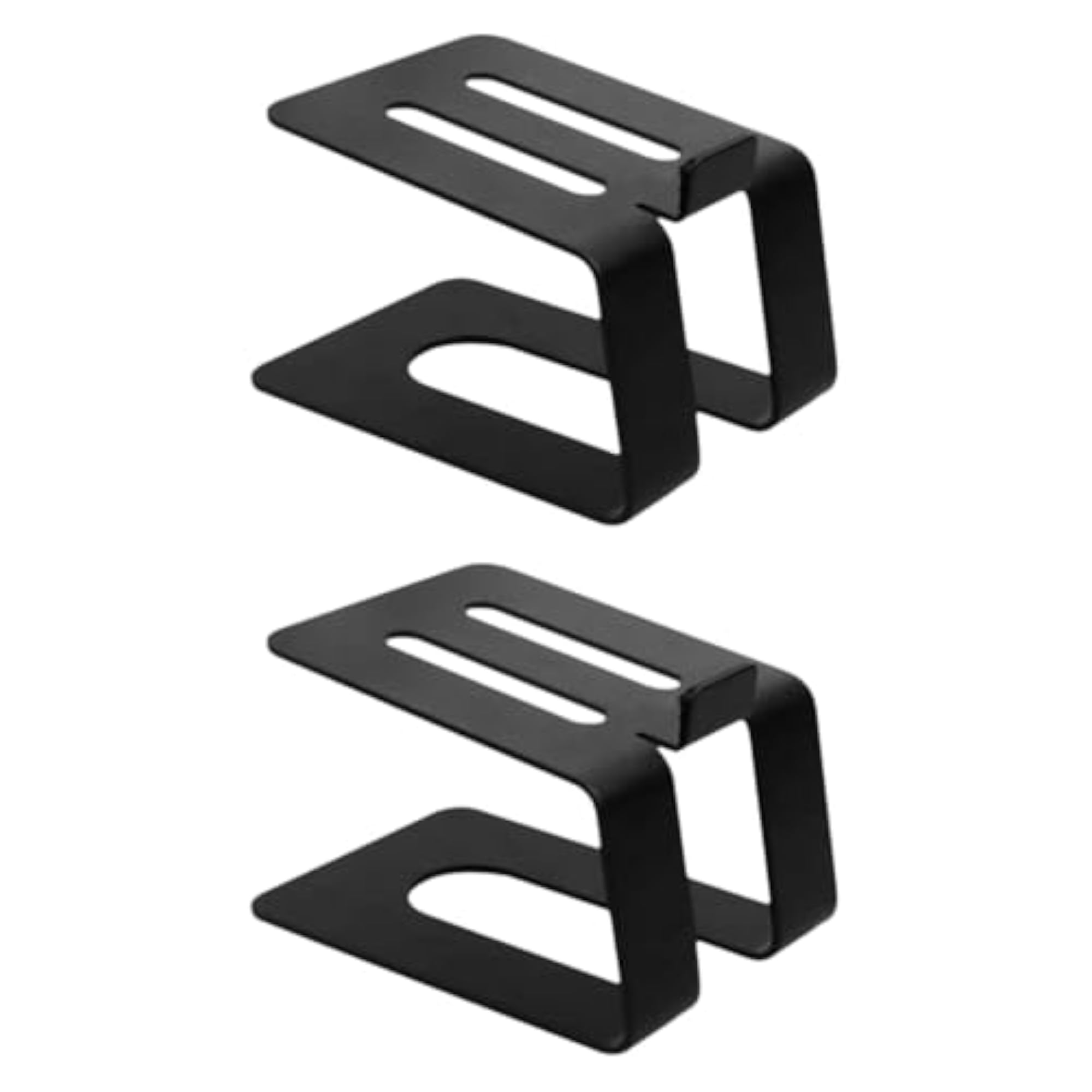 2X Tabletop Speaker Stand Multifunctional Rack