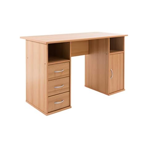 Alphason Maryland Beech Computer Desk Cover