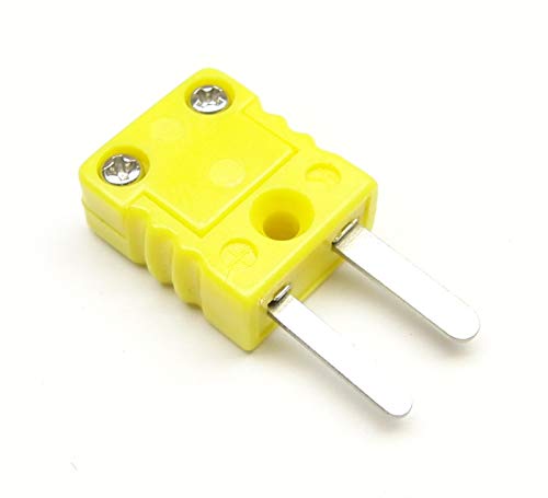 Mini K-Type Thermocouple Wire Connector, Set Of 10 Male Plugs #TOP1