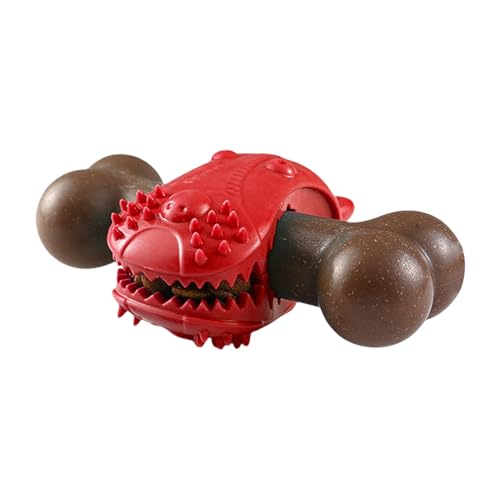 犬用 ガム おもちゃ,骨型 かむおもちゃ - 歯がゆさ対策 おやつディスペンサー 知育玩具 餌やり訓練 退屈しのぎ | 屋内 屋外 遊び 楽しみ 大型犬用