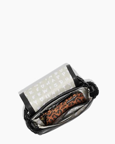 Image of Aimee Kestenberg All For Love Saddle Crossbody Bag for Women - Leather Crossbody Purse - Adjustable & Removable Strap
