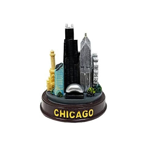 Chicago Statue, Chicago Skyline Statue Paperweight, Chicago Buildings Cover