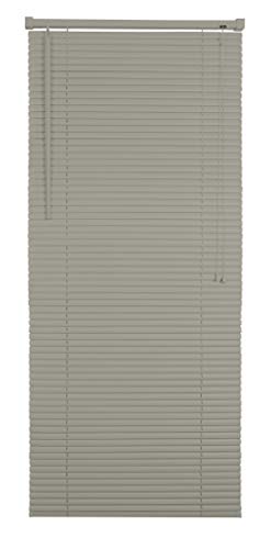 Store vénitien en PVC - Dimensions 91 x 162 cm - Gris