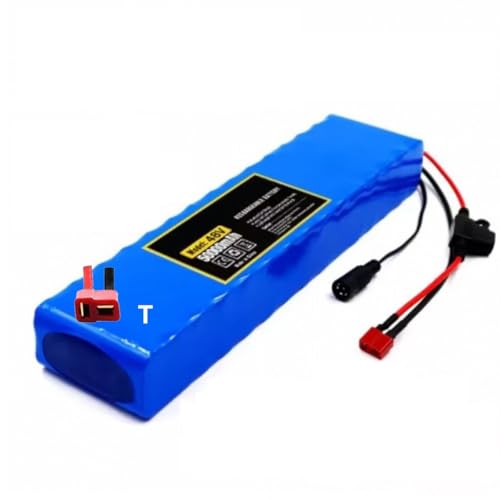 Batterie Trottinette Électrique 48V 50Ah pour Scooter Vélo Électrique 48V Protection BMS 13S2P pour Kit De Conversion 250W 500W 750W 1000W Et avec Chargeur...
